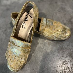 NWT Lanvin Silk Jacquard Loafers